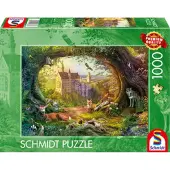 Schmidt Fairy Tale Castle And Forest Magic Pussel 1000 Bitar Schmidt
