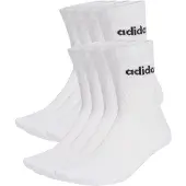 Adidas Linear Cushioned Crew-strumpor 10 Enheter