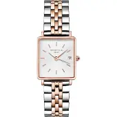 Rosefield The Boxy XS QMWSSR-Q024 Silver/Rose Gold