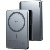 Lisen P601 Pro Ultra Slim 5000mAh magnetisk powerbank - svart
