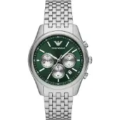 Giorgio Armani Klocka Herr - AR11581 - Silver Rostfritt stål - Vattentät 5 Atm