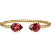 Caroline Svedbom Mini Drop Bracelet Gold Mulberry Red - Stjärnurmakarna