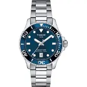 Tissot T-Sport Seastar 1000 Blå urtavla Kvarts Dykur T120.210.11.041.00 T1202101104100 300M Unisexklocka gray