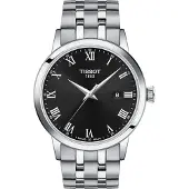Tissot Rostfritt Stål Svart Urtavla Herr Modeklocka T129.410.11.053.00 svart