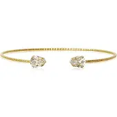 Caroline Svedbom Evita Superpetite Bracelet Gold Crystal - Stjärnurmakarna