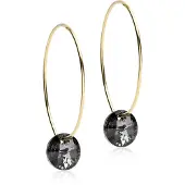 Blomdahl Örhängen Ear Ring, Round, Black diamond - Stjärnurmakarna