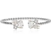 Caroline Svedbom Alisia Bracelet Rhodium Crystal - Stjärnurmakarna