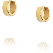 Mockberg Chunky Gold Hoops Small - Stjärnurmakarna