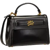 Karl Lagerfeld Handväska 'Sacs à main Essentials Noir' svart