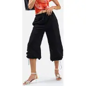 Busem Kvinnors bomullsblandning rakbenade sweatpants