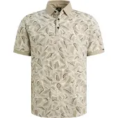 Vanguard Polohirt Piqué Print Beige Khaki torlek