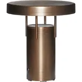 Hubsch LED-batteridriven bordslampa BringMe Mini, mässing, 20 cm dimbar, Mässing / guld, Metall, Modern