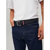 Jack & Jones Bälte 'Espo' marinblå / röd / svart / vit