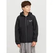 Jack & Jones Junior Övergångsjacka 'JJTheo' svart / vit