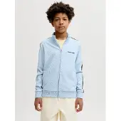 Jack & jones Junior Sweatjacka 'JORCotedazur' ecru / ljusblå / svart