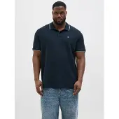 Jack & Jones Austin Plus Size Kortärmad Polotröja