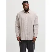 Jack & Jones Breeze Linen Plus Size Skjorta Med Långa ärmar