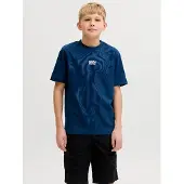 Jack & Jones Junior T-shirt 'JCOBreeze' blå / vit