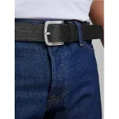 Jack & Jones Bälte 'Harry' svart / silver
