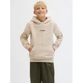 Jack & Jones Hoodie - Noos - JjeSoho - Moonbeam m. Logo - - 8 år (128) - Hoodie