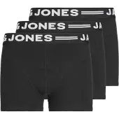 Jack & Jones Boxershorts - Sense Trunks - 3-pack - Svart - - 10 år (140) - Boxershorts