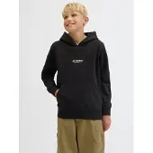 Jack & Jones Hoodie - Noos - JjeSoho - Svart m. Logo - - 14 år (164) - Hoodie