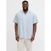 Jack & Jones Breeze Linen Plus Size Kortärmad Skjorta