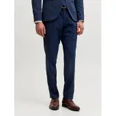 Jack & Jones Pressveckad byxa 'JJFranco' marinblå