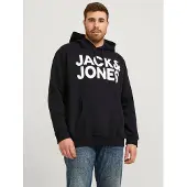 Jack & Jones Crop Logo Plus Size Huvtröja