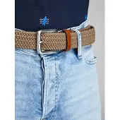Jack & Jones Bälte 'JACSPRING' rostbrun / ljusbrun
