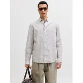 Jack & Jones Esummer Linen Blend Skjorta Med Långa ärmar