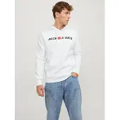 Jack & Jones Sweatshirt röd / svart / vit