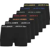 Jack & jones Boxershorts - 7-pack - Jacbasic - Svart - - 10 år (140) - Boxershorts
