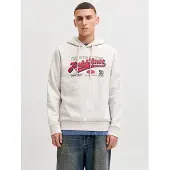 Jack & Jones Sweatshirt röd / svart / vitmelerad