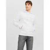 Jack & Jones Sweatshirt 'JJEStar' svart / vit