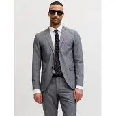 Jack & Jones Kavaj 'JPRFranco' gråmelerad