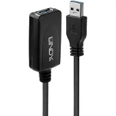 Lindy 3.0 Active Usb-förlängningskabel 5 M