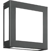 CMD Utomhus vägglampa med rörelsesensor LEGENDO, Svart, Rostfritt stål, Modern