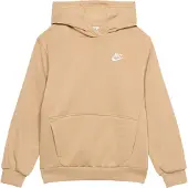 Nike Luvtröja NSW Club Fleece - Beige/Vit Barn, storlek L: 147-158 cm