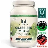 Myprotein Isolatprotein - Impact Whey Isolate - 1KG - 33servings - Unflavoured (Grass-Fed)