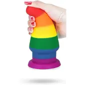 Lovetoy Prider - analplugg för utvidgning - 15 cm (regnbåge)