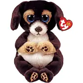 TY Beanie Bellie Ranger - Svart Hund - 6"