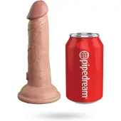 King Cock Elite 6 - realistisk dildo med sugkopp 15 cm - naturfärg