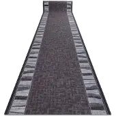 Rugsx Löpare anti-halk LINEA gum grå 67cm 67x390 cm