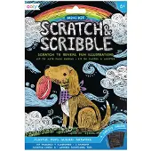 Ooly Mini Scratch & Scribble Konstkit: Lekfulla Valpar