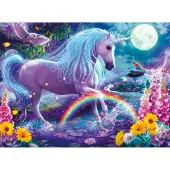 Ravensburger Puzzle enfant 100 pièces XXL - Licorne scintillante - Ravensburger blå
