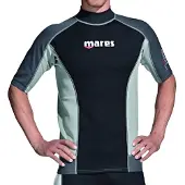 Mares Herr Trilastic Kortärmad Rash Guard | UPF 50+ Solskydd Lätt Vattentät T-shirt