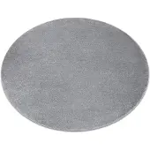 Rugsx Matta SOFTY circle plain, one colour grå cirkel 120 cm