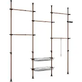 SoBuy teleskopisk klädställning 65 kg