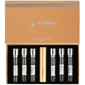 Al Haramain Discovery Collection - Amber Oud fr unisex vuxen - 6 st mini presentset 0,33 oz Amber Oud parfymatomiserare